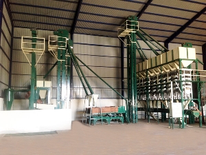 Cụm thiết bị phân loại tiêu hạt (Năng suất 3 tấn/h)